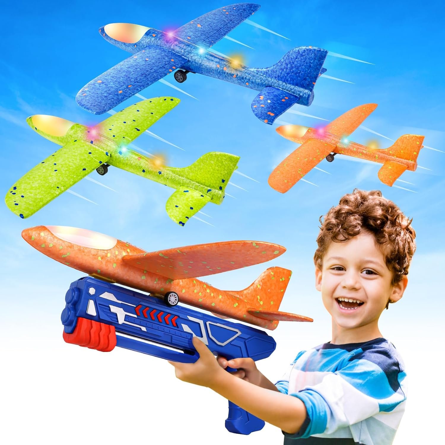 3 Pack Airplane Launcher Toys-1